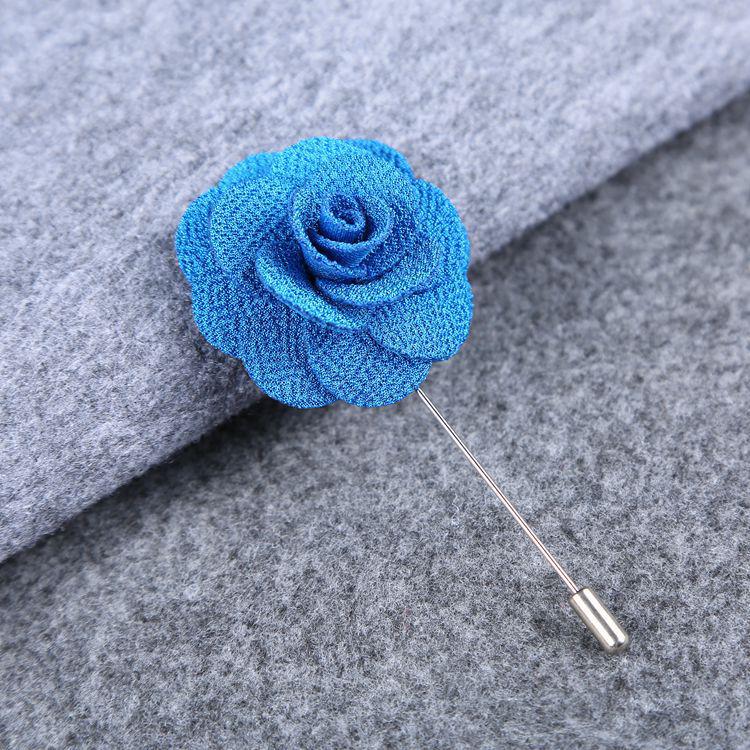Camellia Style Collar Pin Brooch - Unisex Suit Accessory