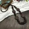 Retro Wooden Pullover Pendant Necklace - New Hot-Selling Scenic Design