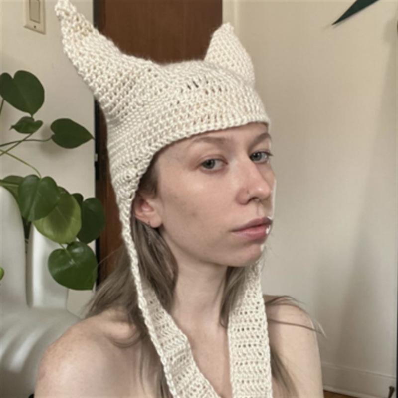 

Новая шапка ручной работы в виде длиннобородой медузы с цветными блоками, персонализированная и модная шапка-пуловер для взрослых adult 56-59cm