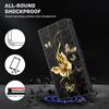For Motorola Moto G13 4G/G23 4G Anto-drop Phone Case 3D Pattern Printing Flip Wallet Cover Stand with Strap