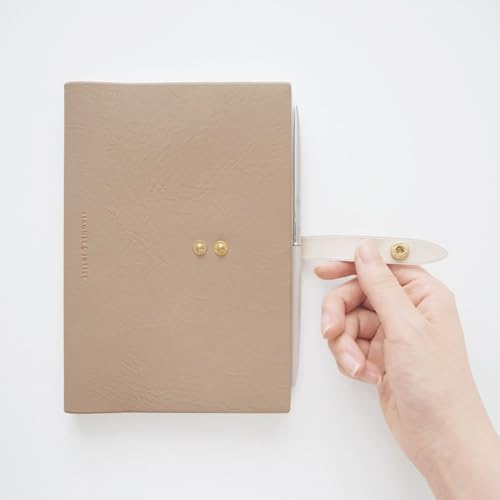 L-Commune Matca Planner, 2025, April Start, B6, Weekly Left, Randy, Beige, DR-WB-451