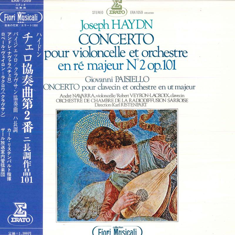 

LP Record ANDRE NAVARRA (VIOLONCELLE), ORCHES - Joseph Haydn : Concerto Pour Violon ERA1059 ERATO 1975 Japan Obi Classical Used