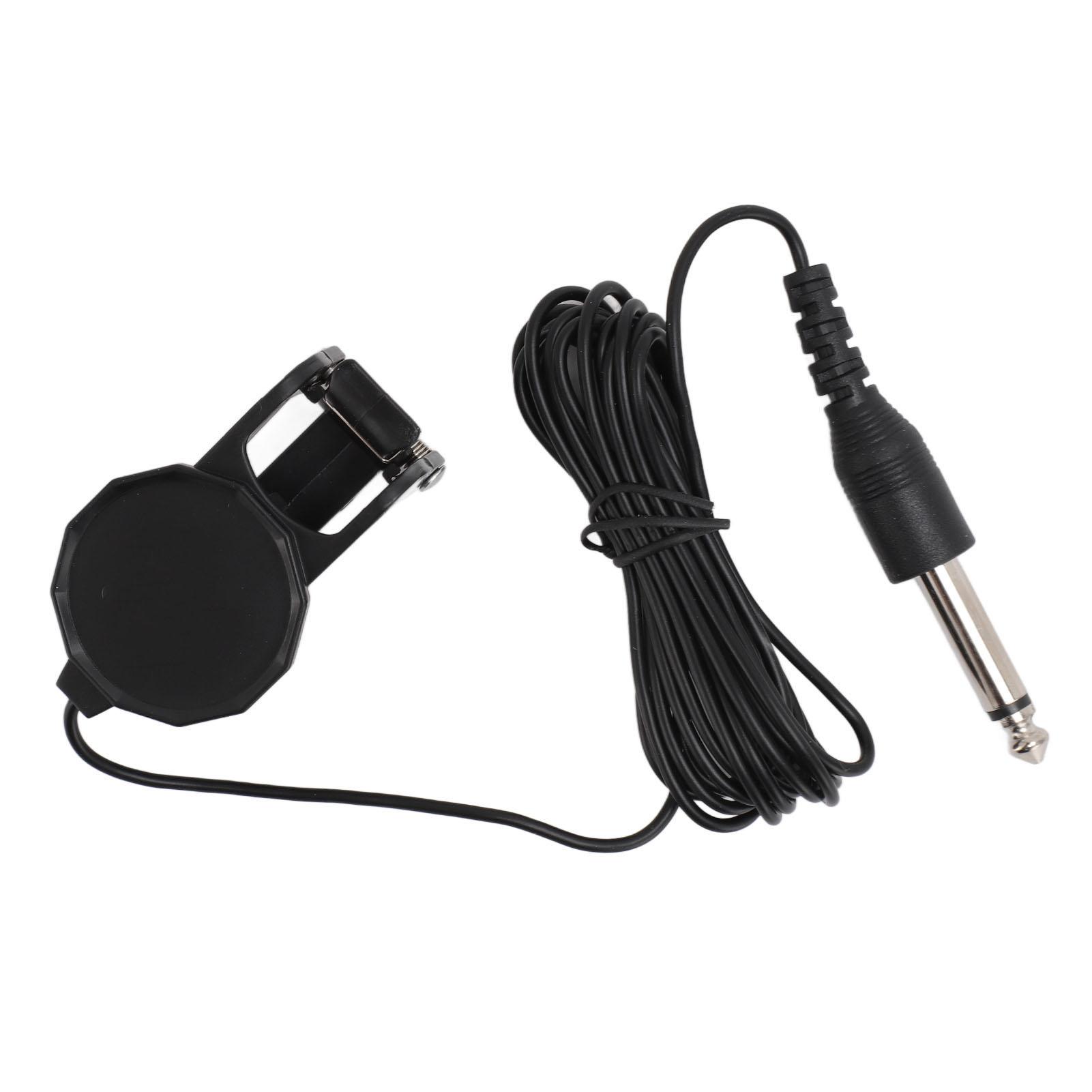 

6.35 мм Jack Clip On Pickup Clip On Acoustic Guitar Pickup Microphone Pickup for Violin Ukulele