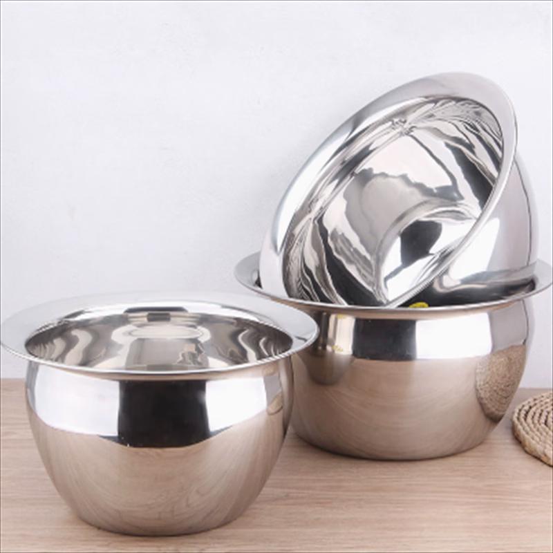 Huabaisen Stainless Steel Deep Mixing Bowl