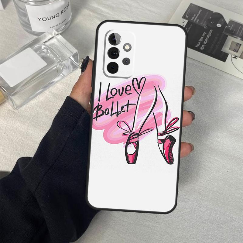 Ballet Dance Case For Samsung Galaxy A53 A33 A23 A13 A14 A24 A34 A54 A52 A32 A22 A12 A51 A71 A21S Cover