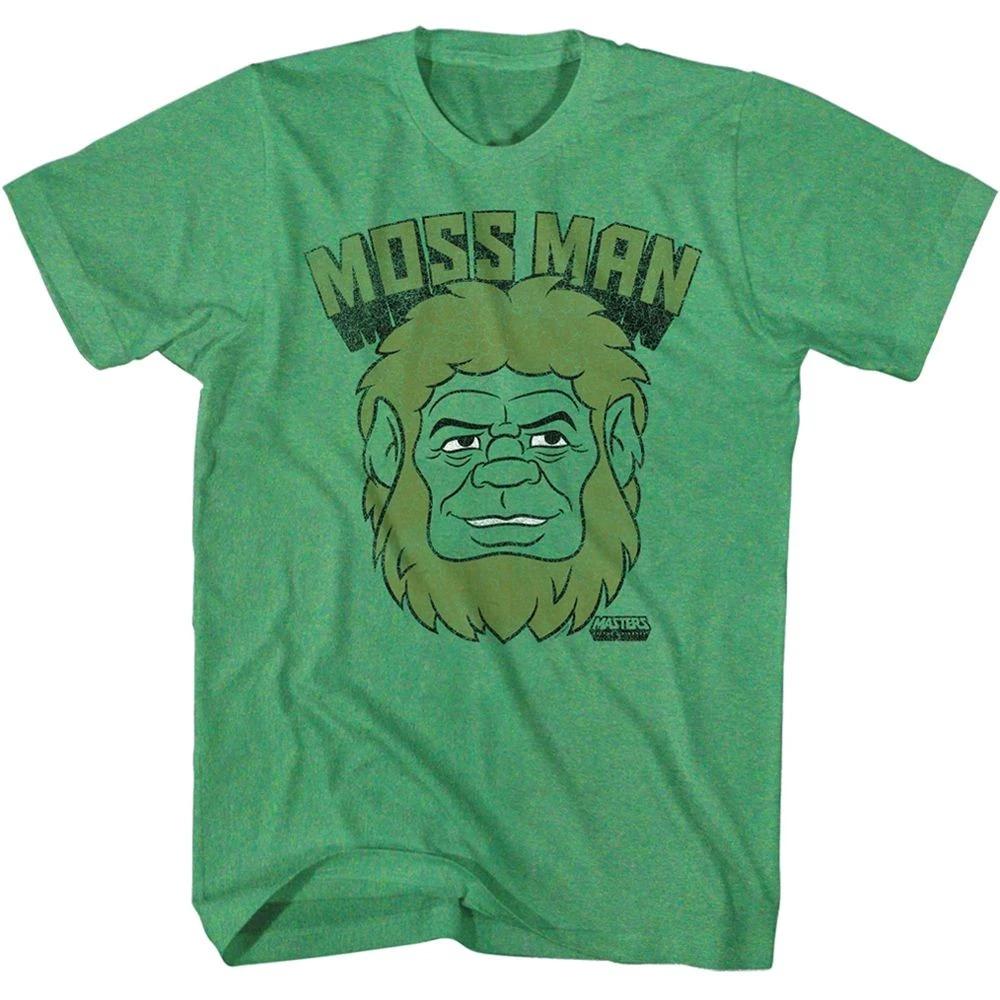 Masters Of The Universe - Moss Man Head - Short Sleeve - Heather - - T-Shi 120