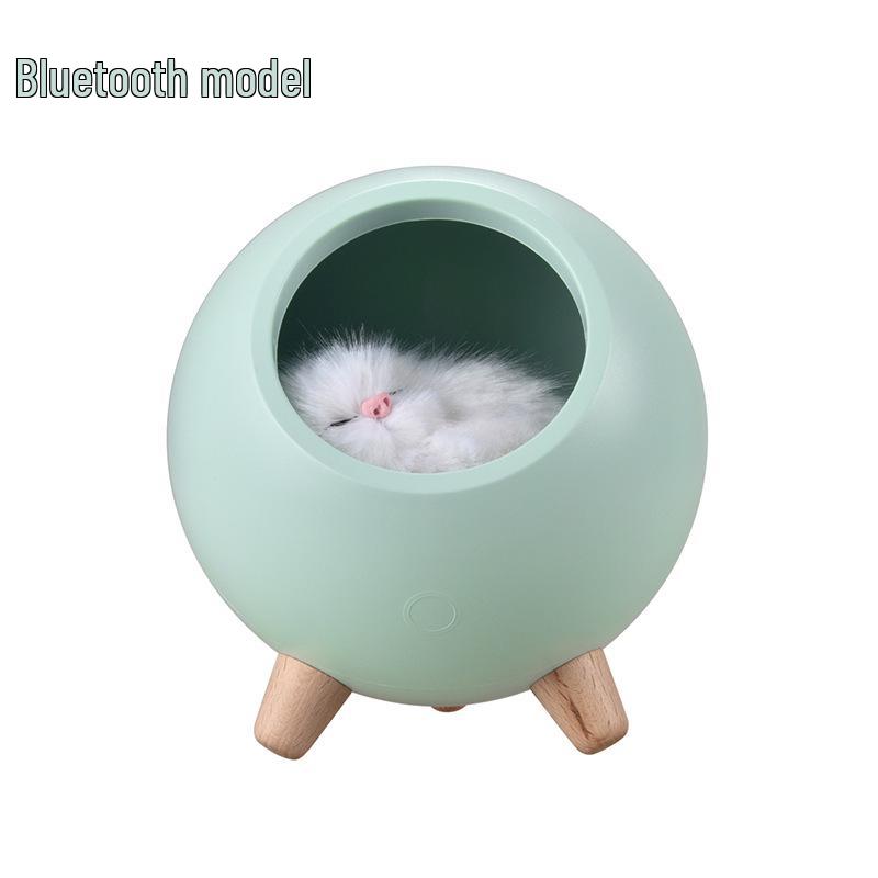 Kreatives Katze Atmosphäre Nachtlicht - USB Wiederaufladbar, Kinder Touch Nachttischlampe