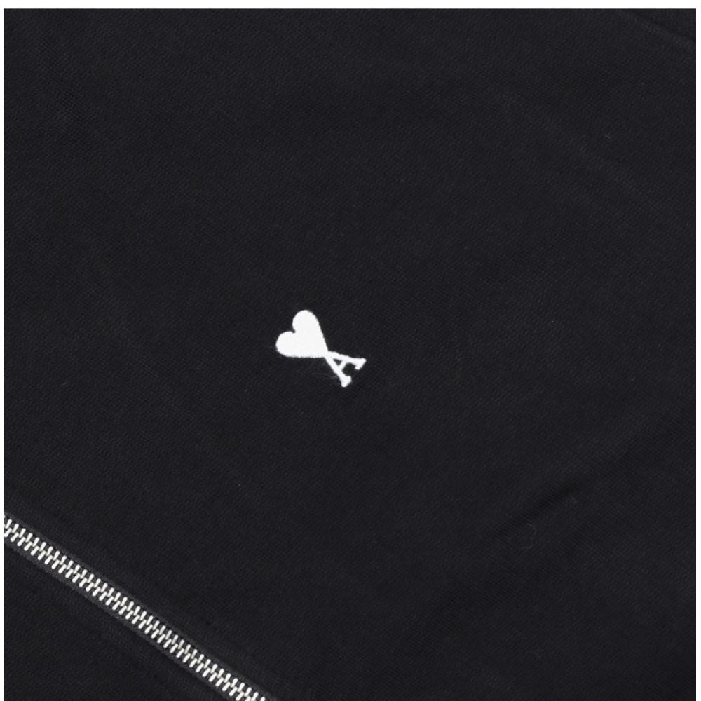 Ami Herren S De Queue Kleines Herz Logo Reißverschluss Hoodie hSw765 730 045