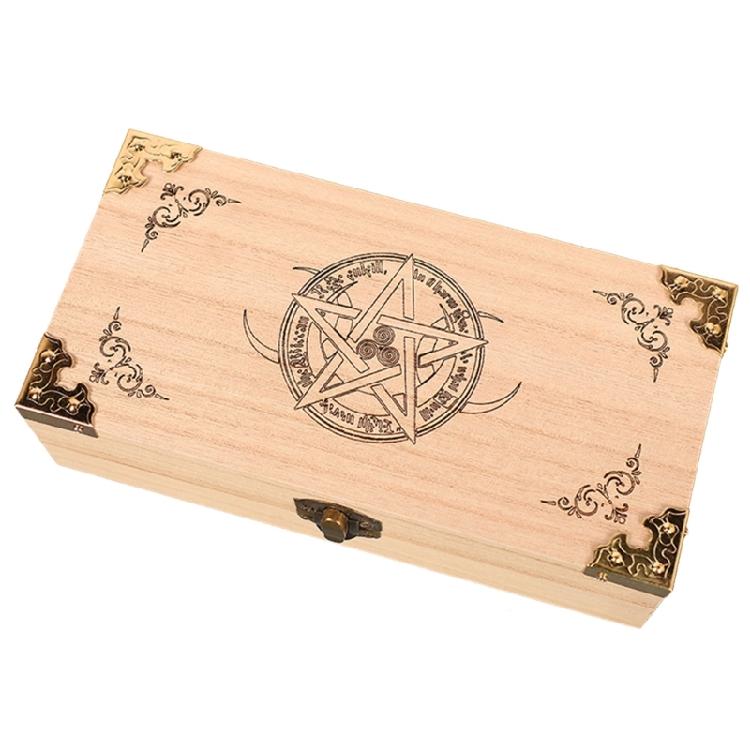 Wood Box Playing Cards Case Packing Poker Bridge Wood Box Poker Card Container