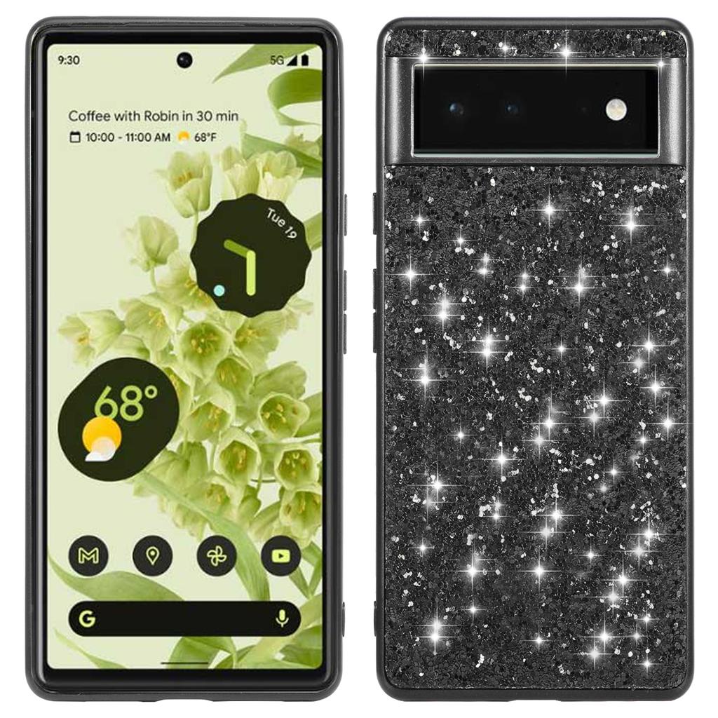 For Google Pixel 8a Back Case TPU+PC Sequins Bling Cover Cell Phone Accessory Wholesale