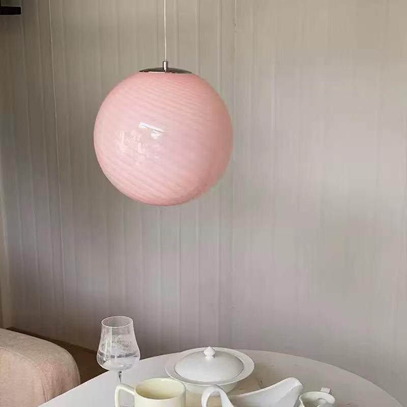 Modern Minimalist Dopamine Lollipop Chandelier for Warm French-Inspired Living Rooms and Staircases