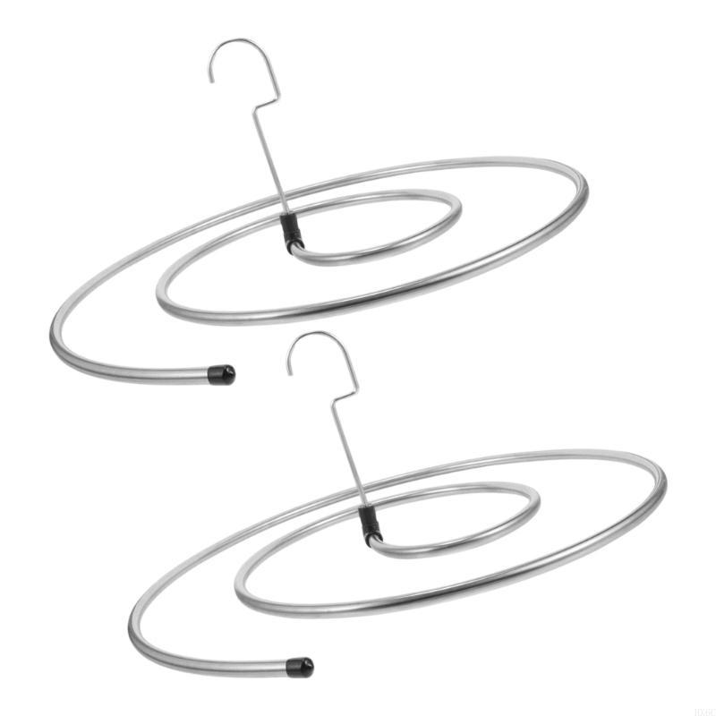 Spirals Drying Rack Indoor Outdoor Use Thick Metal Frame Corrosion Resistant HX6C