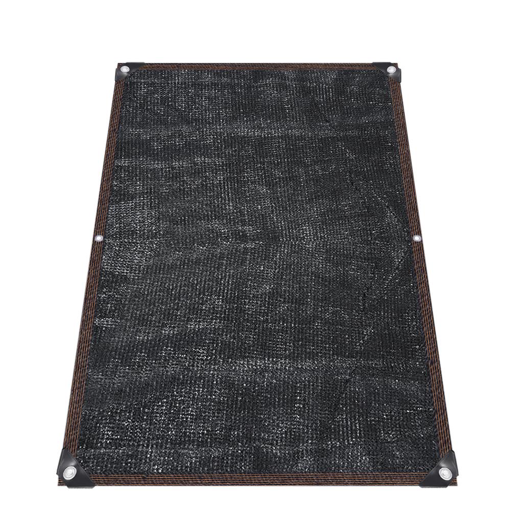 Chicken Coop Shade Cover Summer Breathable Sunshade Net for Poultry House Patio Courtyard Black