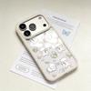 Applicable to Apple 17Promax spring flower kitten transparent mobile phone case iPhone16/15 anti-drop ins female 14