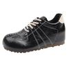 Fashion 5CM Height-increasing Loafers Comfortable Anti-Slip Work Dance Casual Shoes Women's Footwear Rubber Sole Mircrofiber Leather