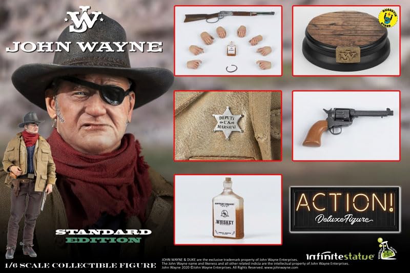 John Wayne Action Figure Standard Version [Infinity Statue] 1/6