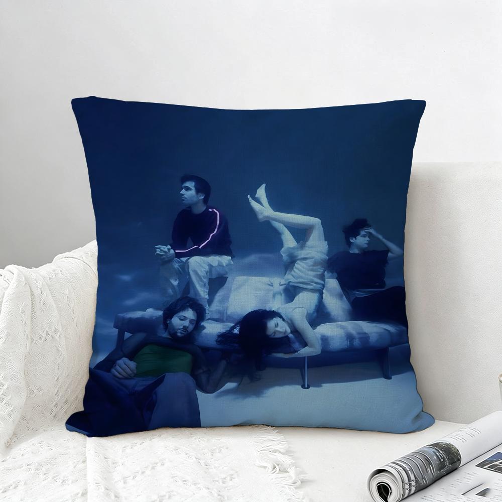 Band The Marias Cushion Cover Natural Linen Pillowcase Set AllinOne Decor for Sofa Bedroom Chair