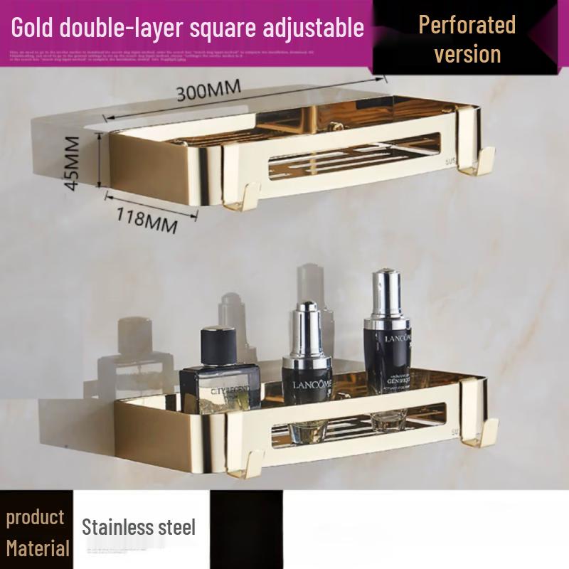 Yuzhu Bathroom Wall-Mounted Corner Shelf