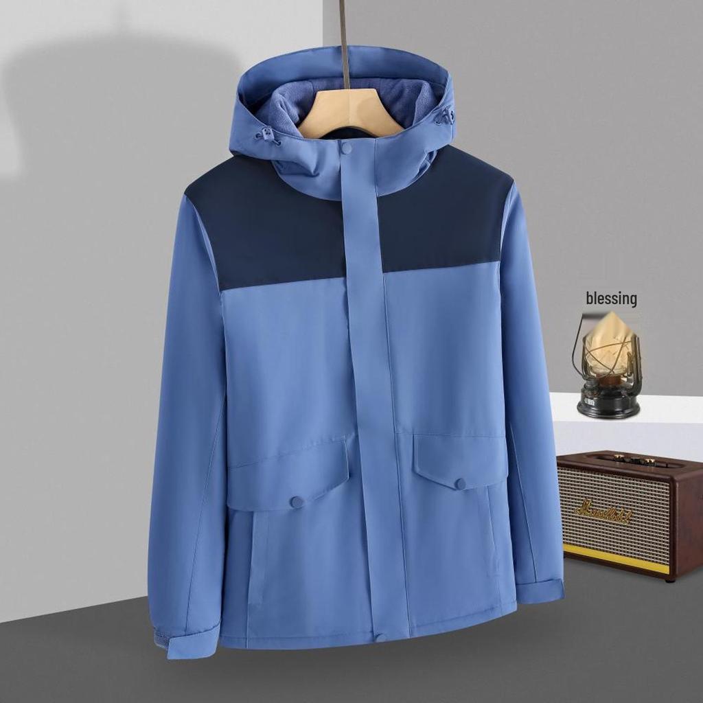 Unisex Winddichte & Waterdichte Softshell Jas met Custom Logo voor Werk, Reizen, Wandelen; Warm, Koudebestendig Buitenmateriaal