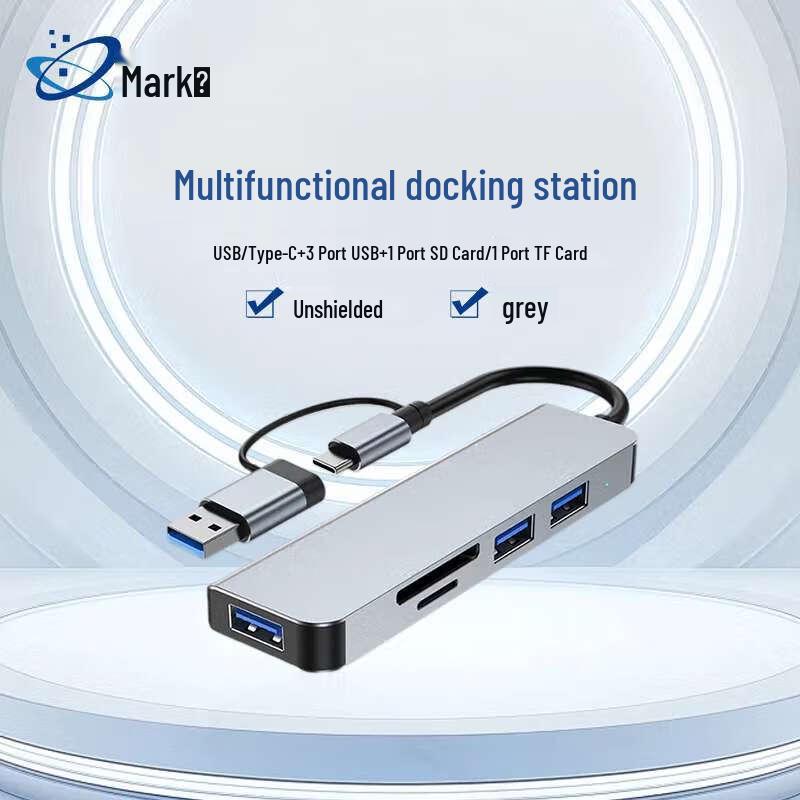 Biaoqi 5-in-1 USB-C/USB Hub & Card Reader