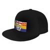 Fashion City Of Sydney Flag  Australia Trending Apparel And Home Decor  Flat Brim Sun Hat  Teenagers Brand Unisex Caps