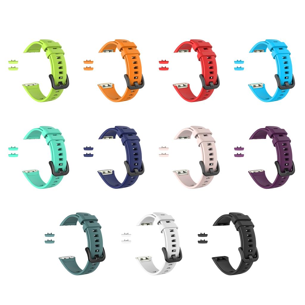 Silicone Strap Smart Watch Band Replacement Bracelet Strap Adjustable Wristband Belt for Women Men Replacement for