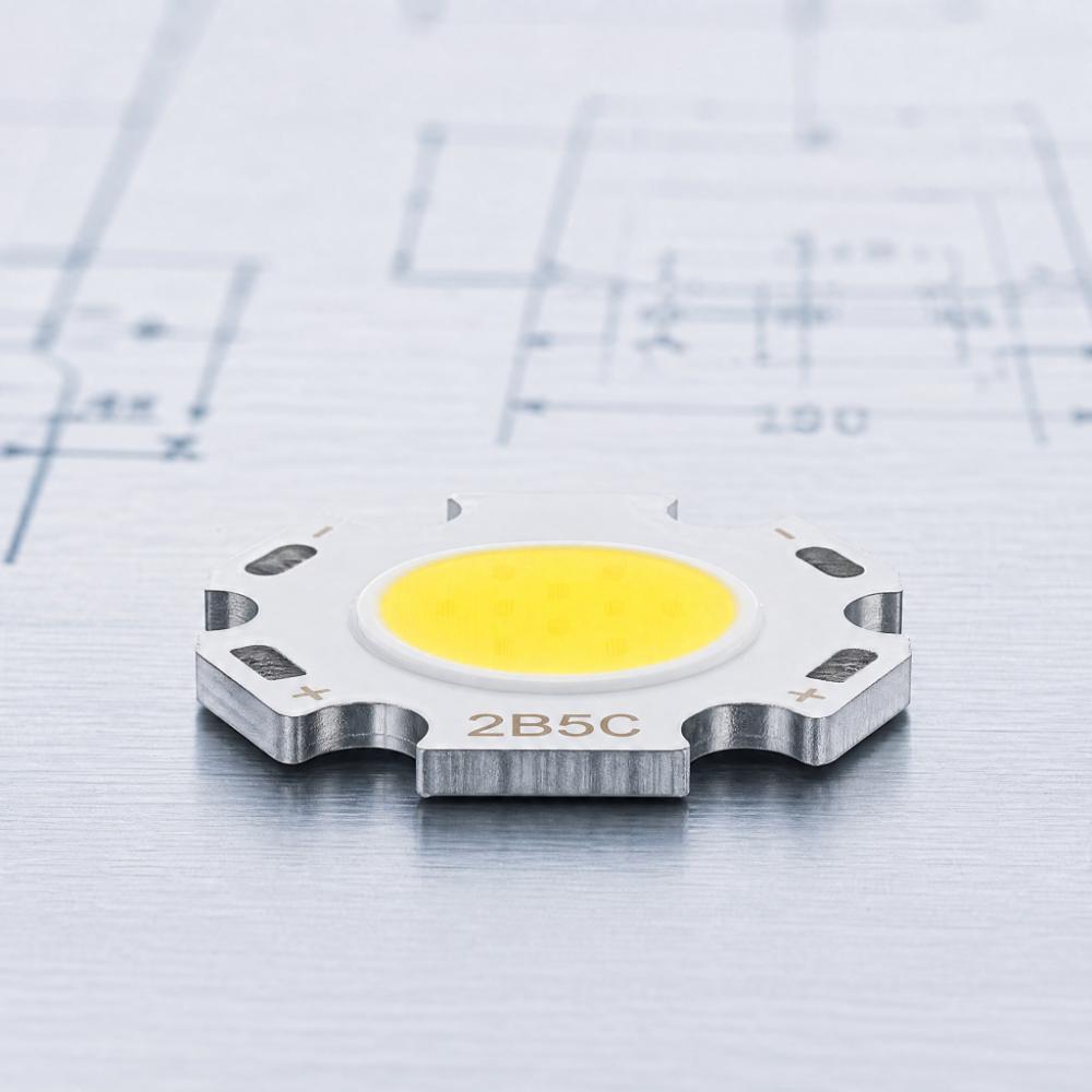 12PCS 15-17V COB Light Emitter 5W COB LED Chip Beads Energy Saving Bulb  Downlight Ceiling Lamp