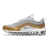 Nike Air Max 97 Vast Grey Metallic Gold Women's Sneakers Casual Shoes AQ4137-001