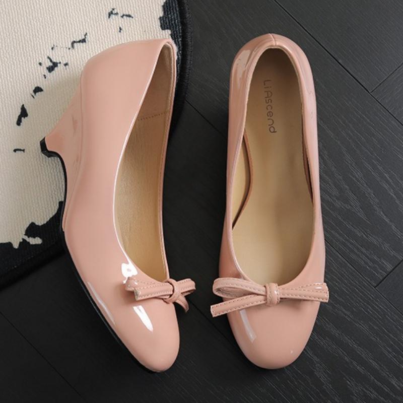 Fashion Fashion Round Toe Leopard Mary Jane Shoe Women Sweet Bow Kitten Heel Design Brand Pumps Elegant Banquet Dress Shoe Zapatos Mujer