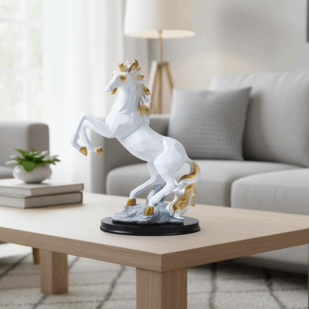 Art Horse Ornament Modern Animal Sculpture Desktop Ornament Horse Statue  Entrance