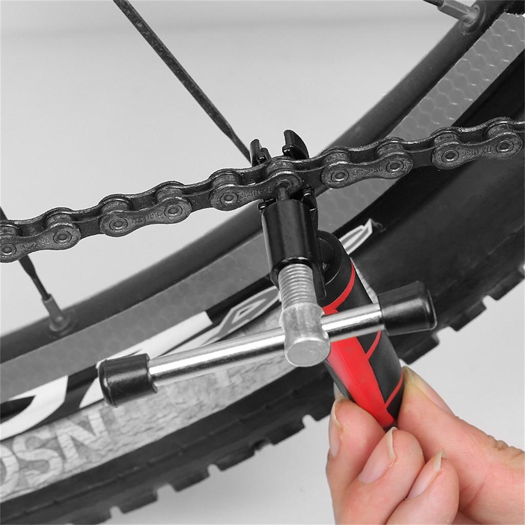 Bicycle Chain Cutter, Bicycle Chain Removal Tool, Chain Cutter, Red Handle Chain Cutter, Cycling Equipment