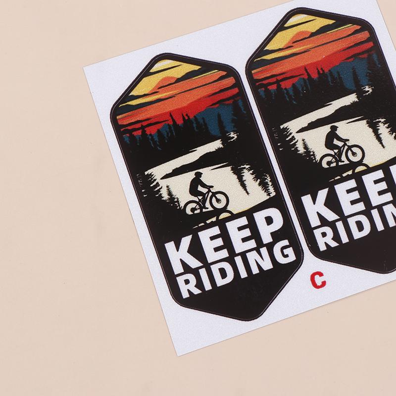 2 szt. Naklejki na ramę roweru elektrycznego, motocykla, naklejki wodoodporne na górną rurę roweru, dekoracyjna rama roweru, motocykla