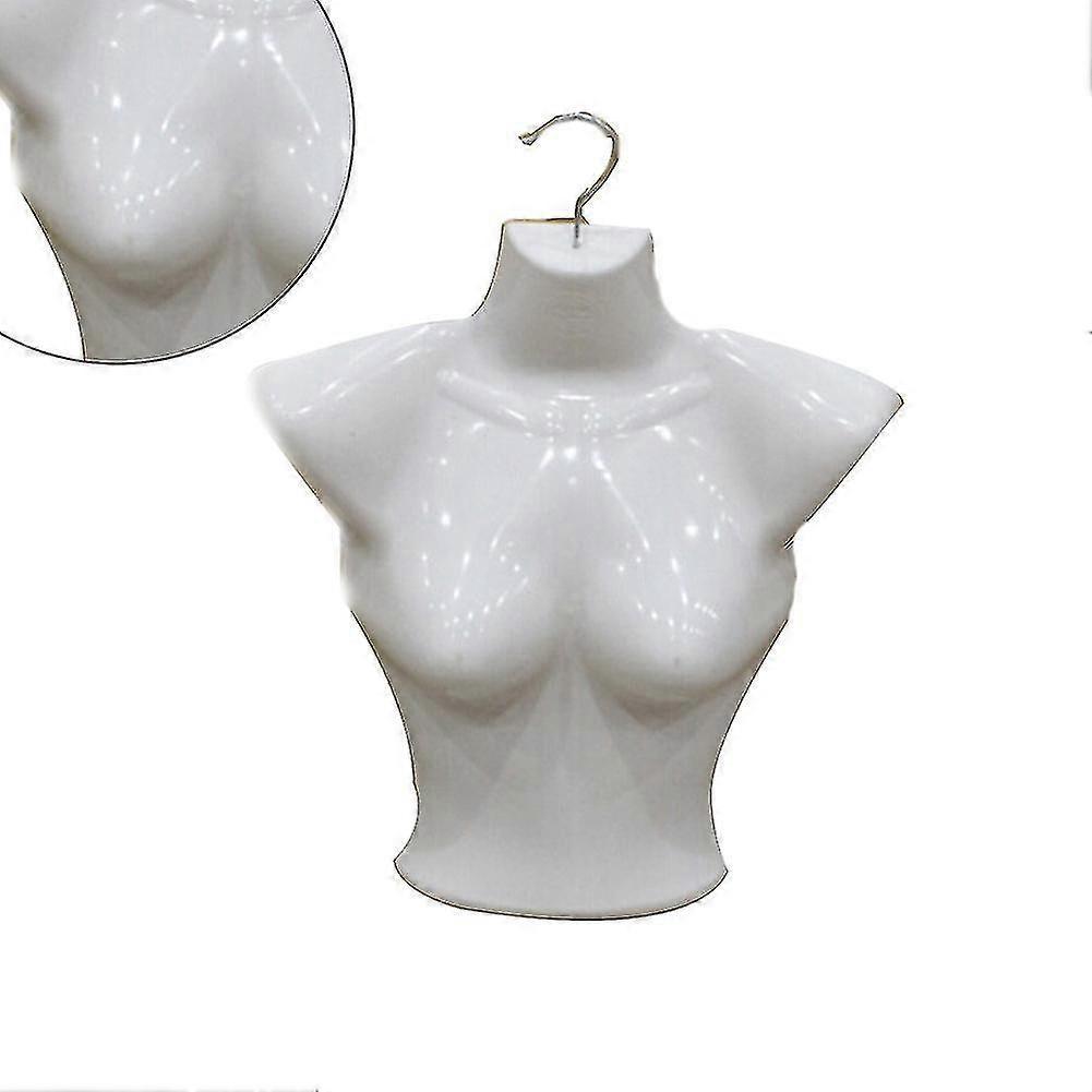 Plastic Half Body Female Mannequin Torse Underwear Clothing Form Display Rack