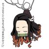 COSPA Demon Kimetsu no Yaiba Nezuko Pinched Rubber Keychain Sleeping Slayer Ver.