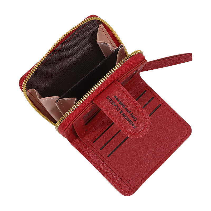 Women's Wallet Short Zipper Large Capacity Zero Wallet Versatile Handbag Card Holder
