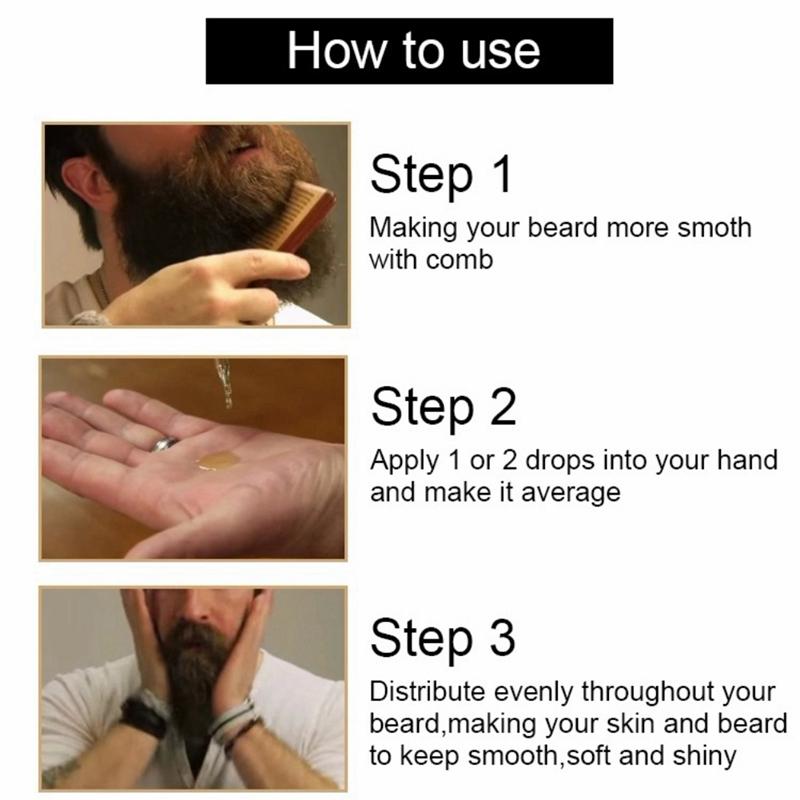 20Ml Sexy Beard Growth Maintenance Thick Lengthening Faster Mustache Chest Hair Growth Essential Oil Sale