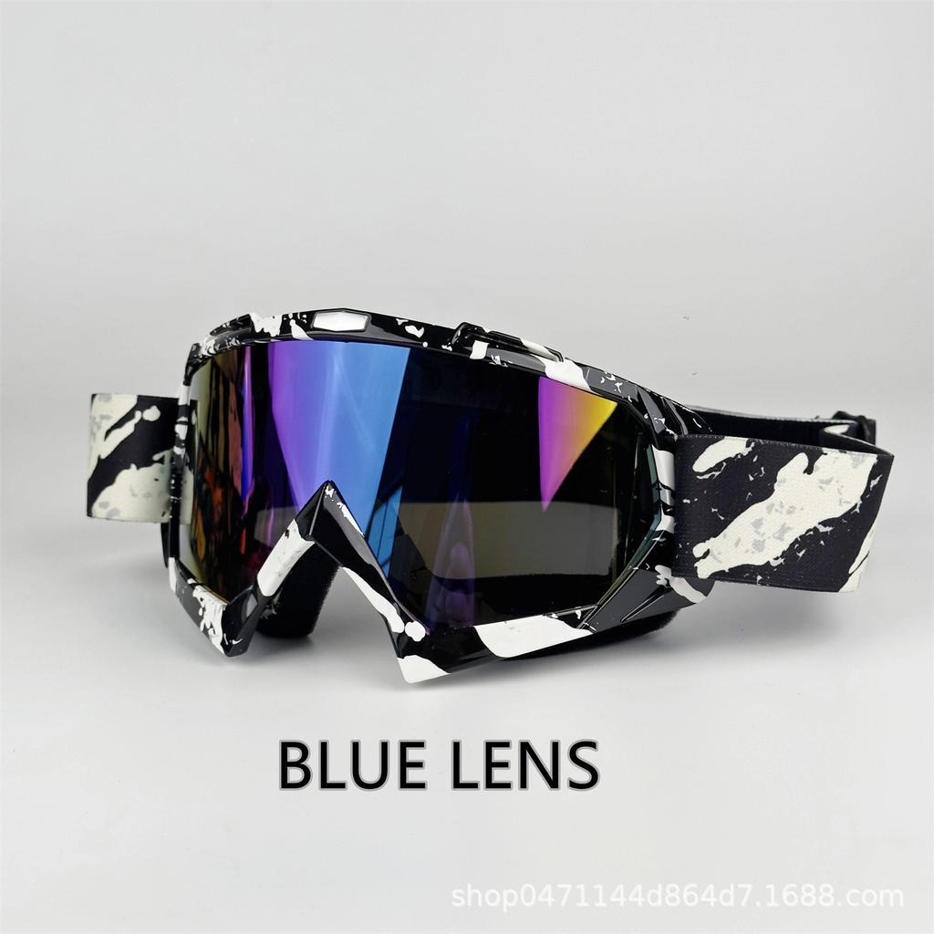 Goggles Riding Glasses Outdoor Motorcycle Off-Road Goggles ATV Men's and Women's Mountain Bike Bike Windshield Lenses