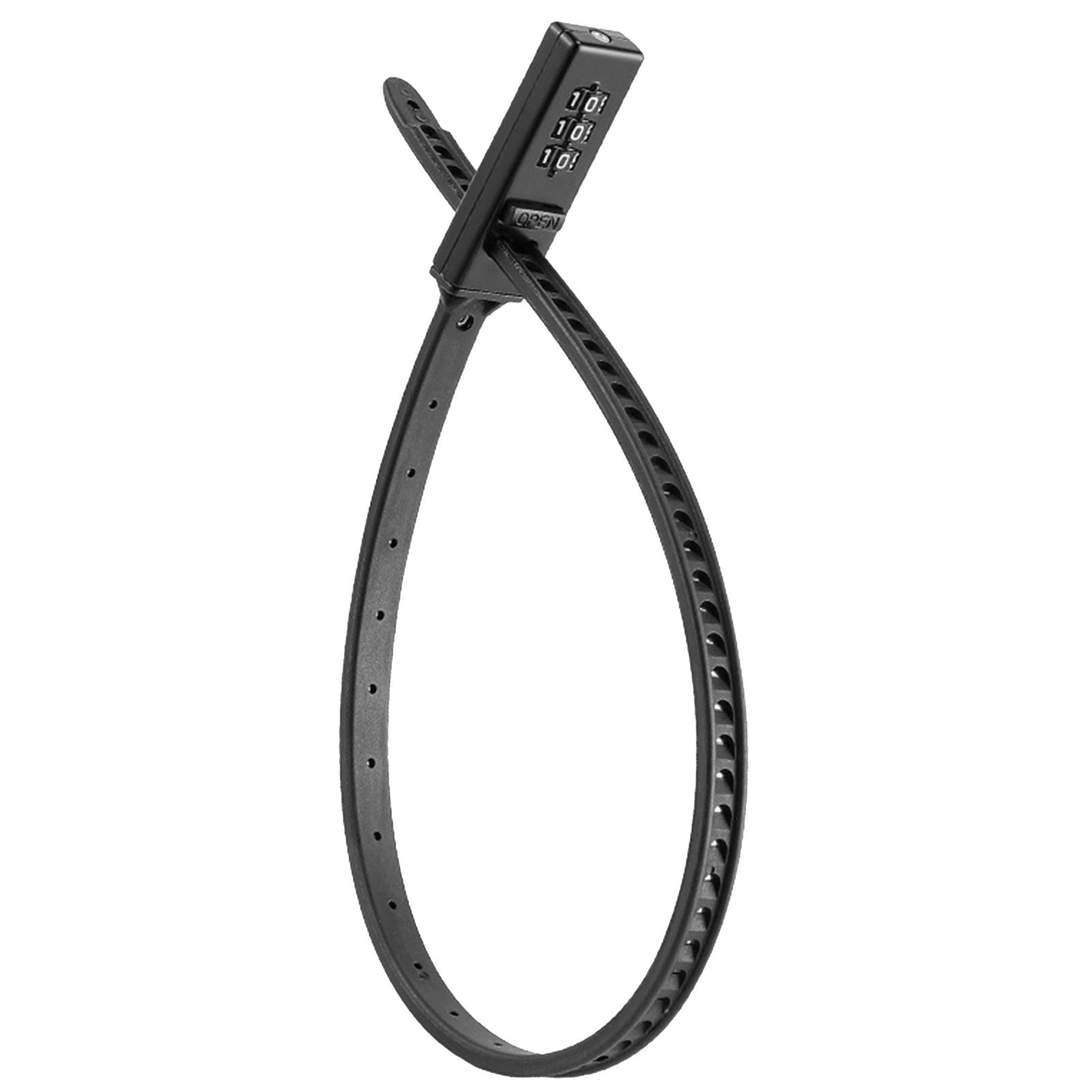 

Bicycles Combination Lock, Lock for Road Bike, Bike Lock Zips Tie Lock Multiple Purpose Cable Lock Combination Bike Lock чорний