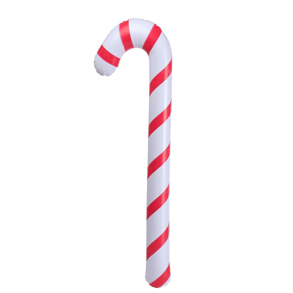Hängande prydnader Jultomtens käpp Julgodisrör Krycka Ballonger Uppblåsbara leksaker