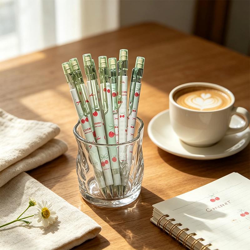 4Pcs 0.5Mm Mechanical Pencils With Eraser Smooth Writing Erasable Press Automatic Pencil School Office Supply Student Stationery
