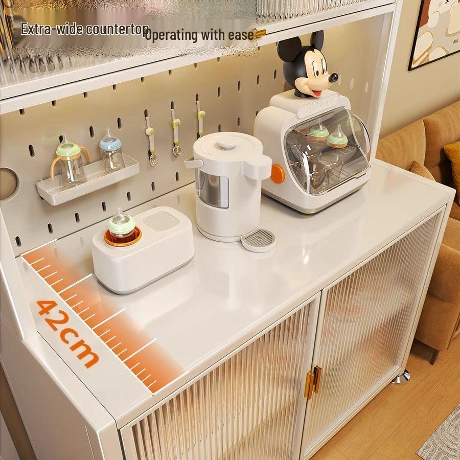 Large Capacity Floor-Standing Baby Formula Feeding Storage Cabinet and Shelf