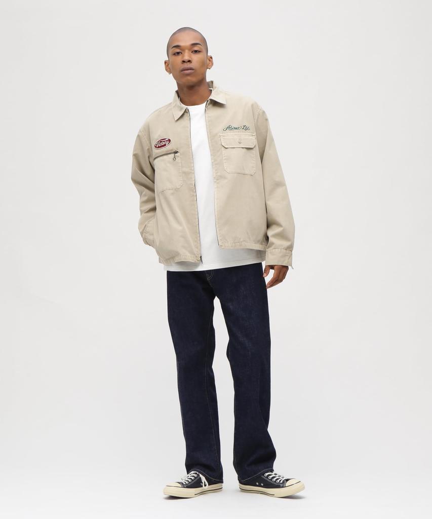 AVIREX A.A.R.C Faded Emb Work Jacket Men's L Sand 783-6152009