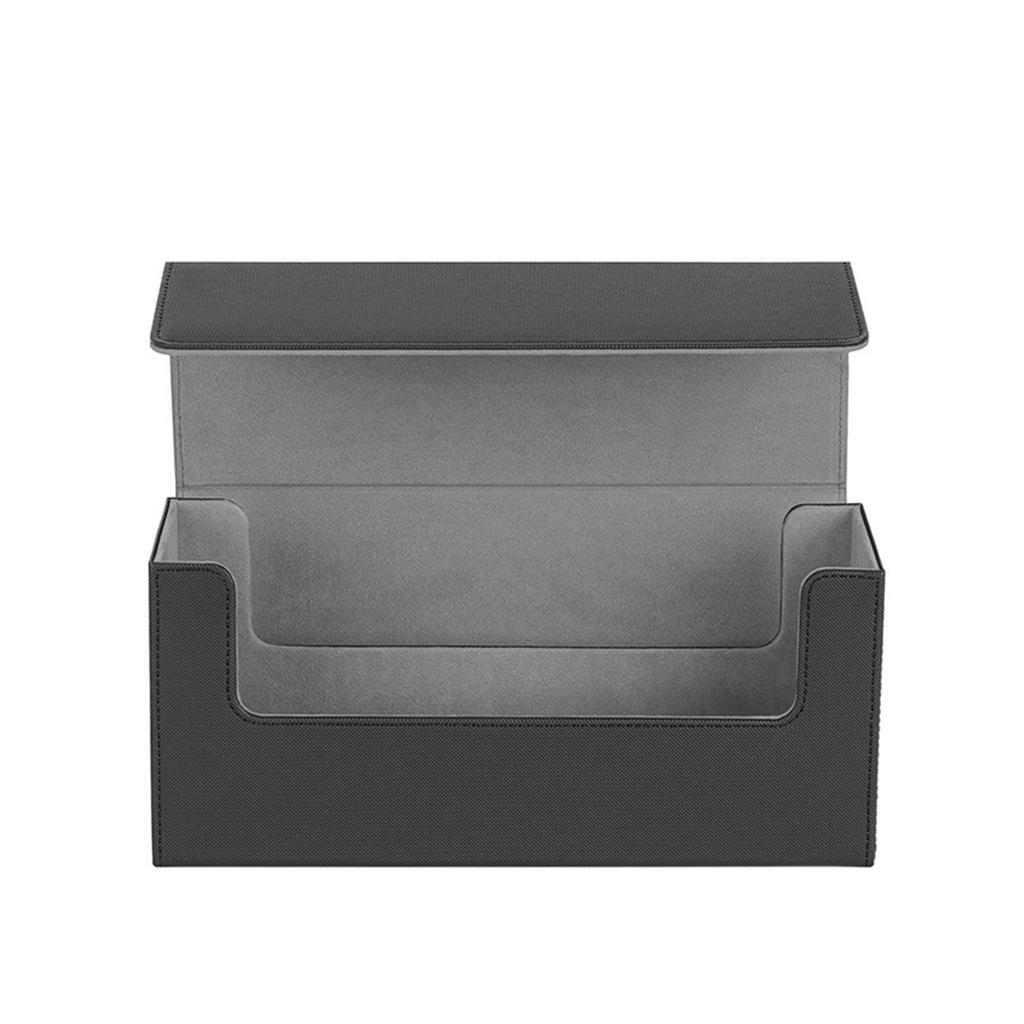 Magnetic Card Storage Box Durable PU Leather Card Holder with Magnetic Closure for Organizing Trading Cards Game Cards and Collectibles