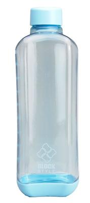 Pearl Metal Water Bottle 1000ml Direct Drinking PC Aqua Bottle Blue Block Style H-6038