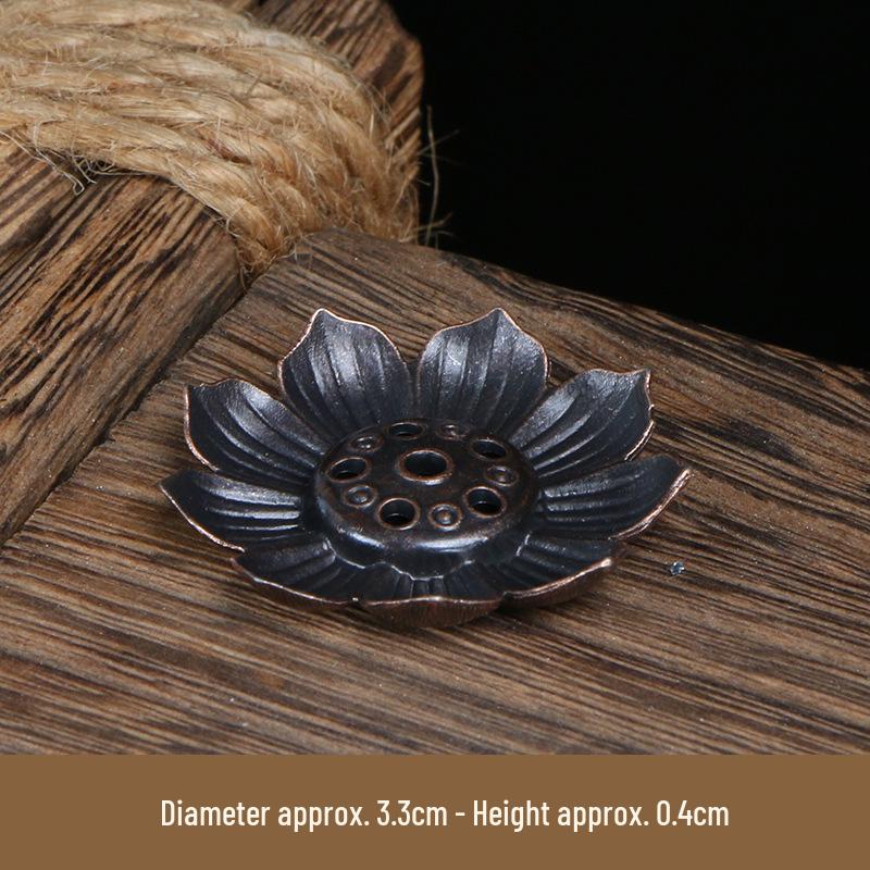 

Alloy Pine Cone Incense Holder - Wealth Attraction Ornament for Indoor Use