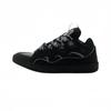 Leather Splicing Casual Shoes Trendy Sports Shoes Men's and Women's Board Shoes Bread Shoes