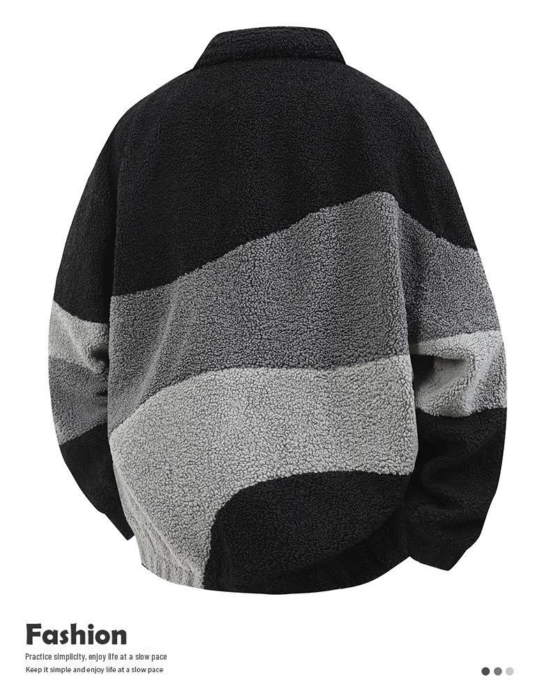 Men’s Oversized Lambswool Cotton Winter Jacket