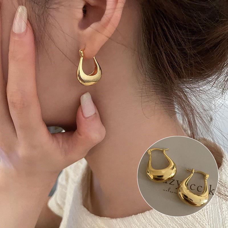 S925 Silver Snake-Shaped Hoop Earrings with Micro-Paved Zirconia - Retro Fashion for Women