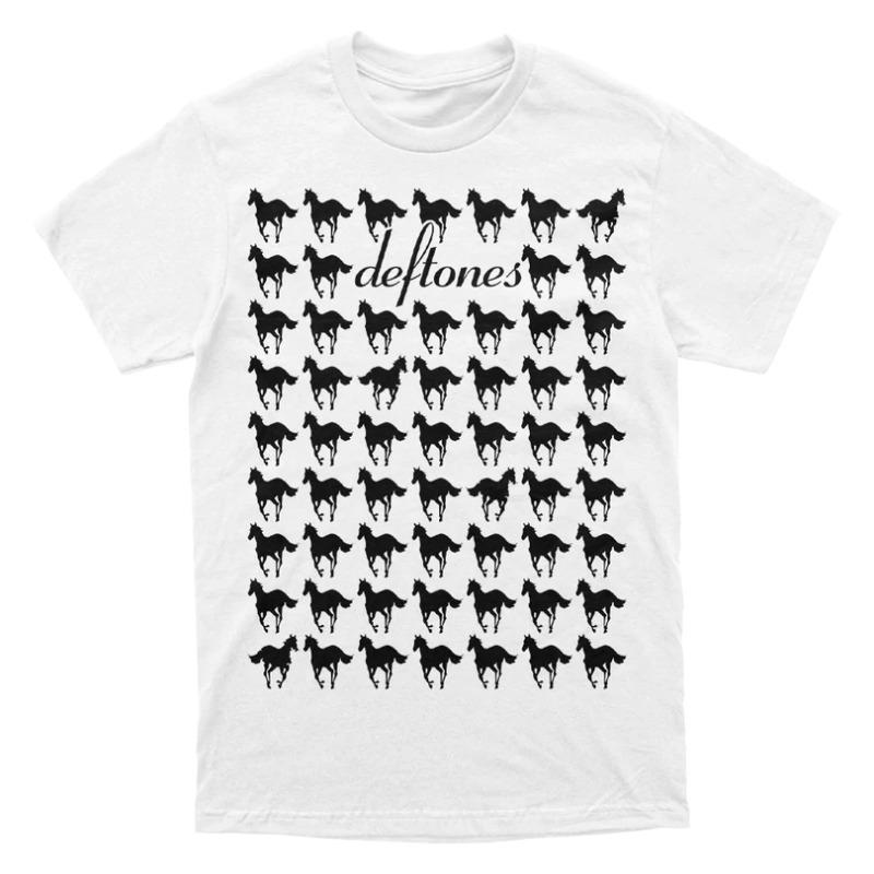Alternative Metal - Experimental Rock Band Deftones - American Retro Casual Short-Sleeved Cotton T-Shirt