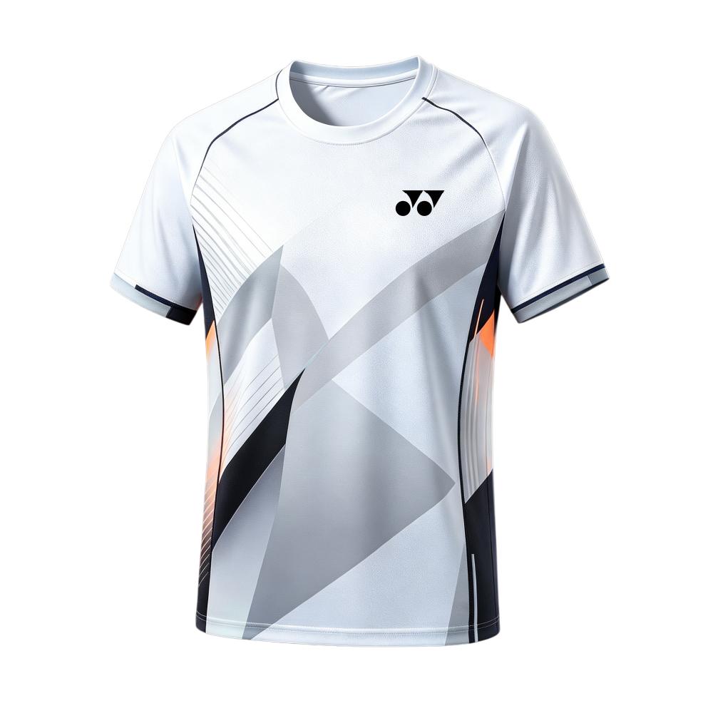 Yonex Badminton Shirt For Men Quick Dry Gradient Running Shirt